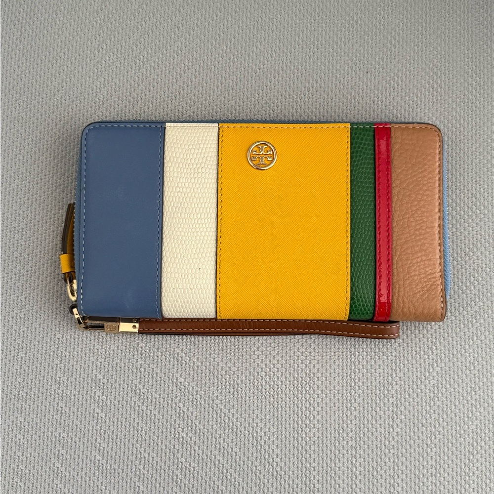 Tory Burch Multicolor Striped Wallet